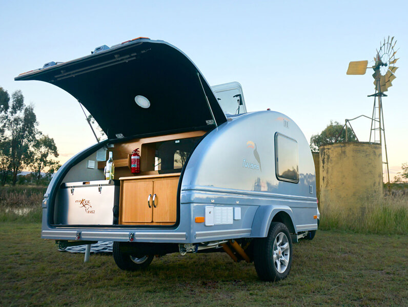 Tucana Teardrop Camper Available To Order Inside Outside